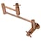 Kingston Brass KS810DXAC Concord Wall Mount Pot Filler Kitchen Faucet, Antique Copper KS810DXAC - alternate 1